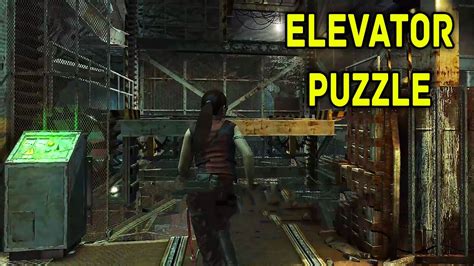 how to pass a metal.box in tomb raider|tomb raider elevator walkthrough.